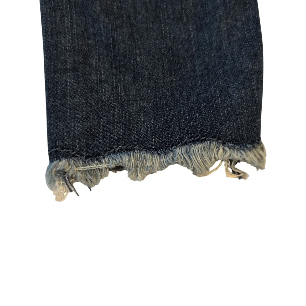 Levi's Dark Blue Distressed Skinny Jeans